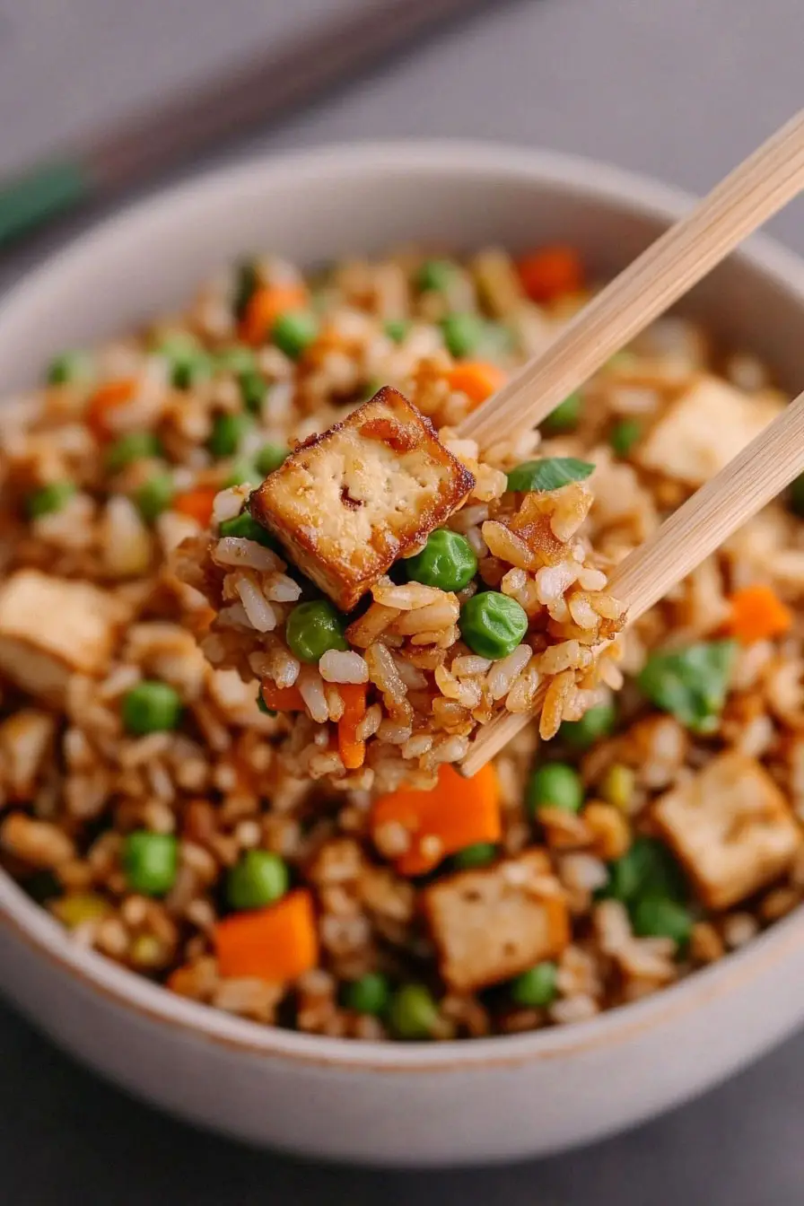 Quick Vegan Fried Rice