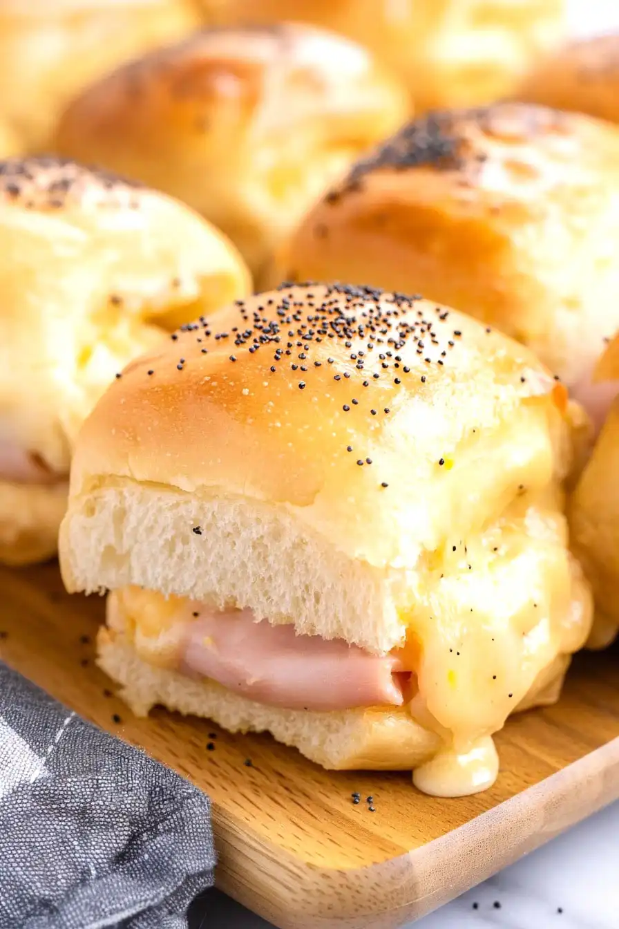 Tasty Ham and Havarti Cheese Sliders