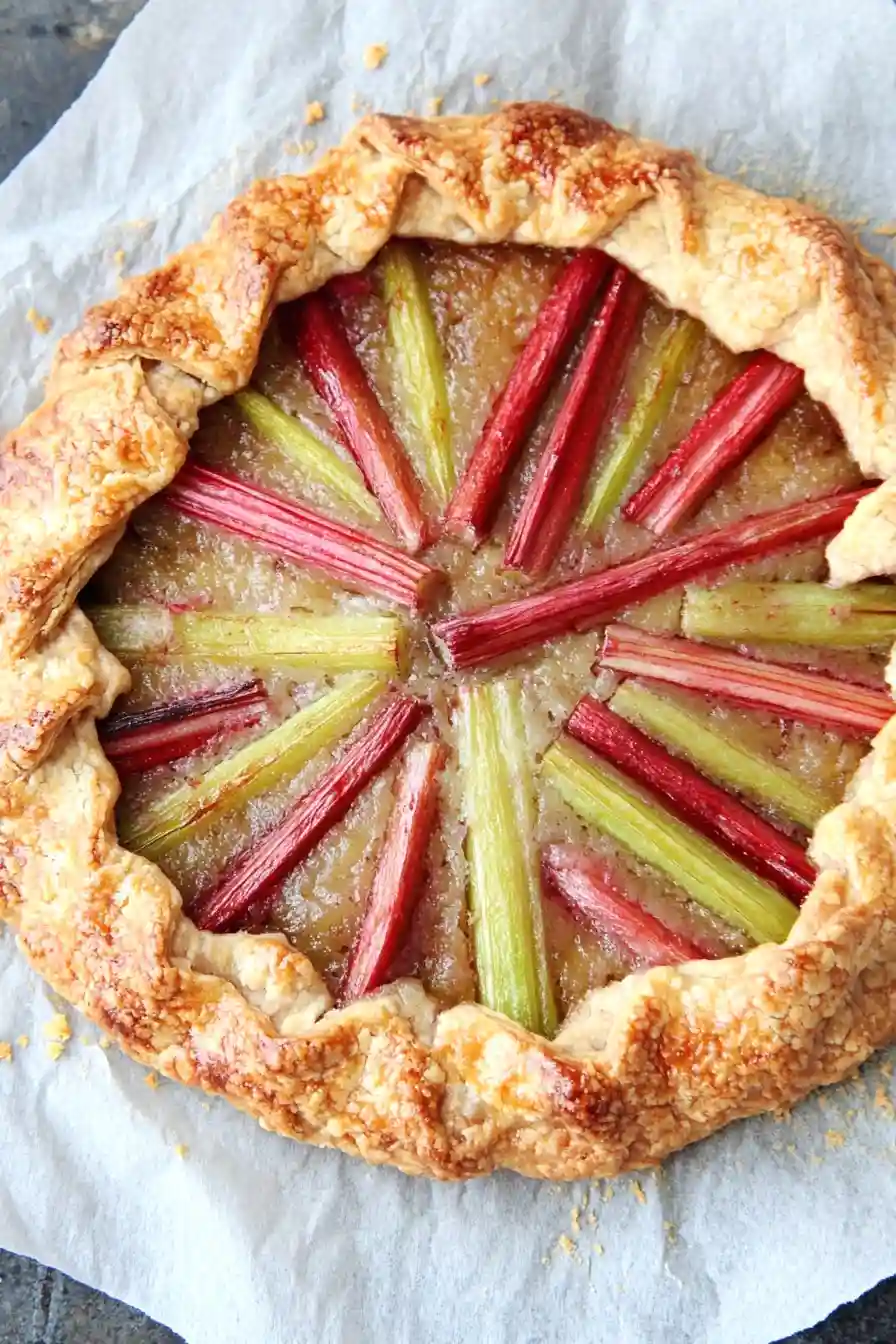 Easy Rhubarb Galette Recipe
