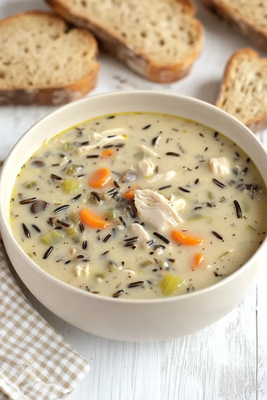 Hearty Instant Pot Chicken Wild Rice Soup