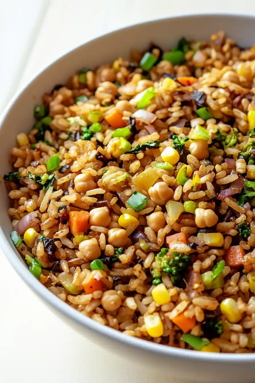 Delicious Vegetarian Fried Rice