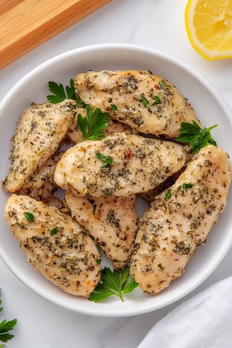 Healthy Greek Yogurt Marinated Chicken Tenders