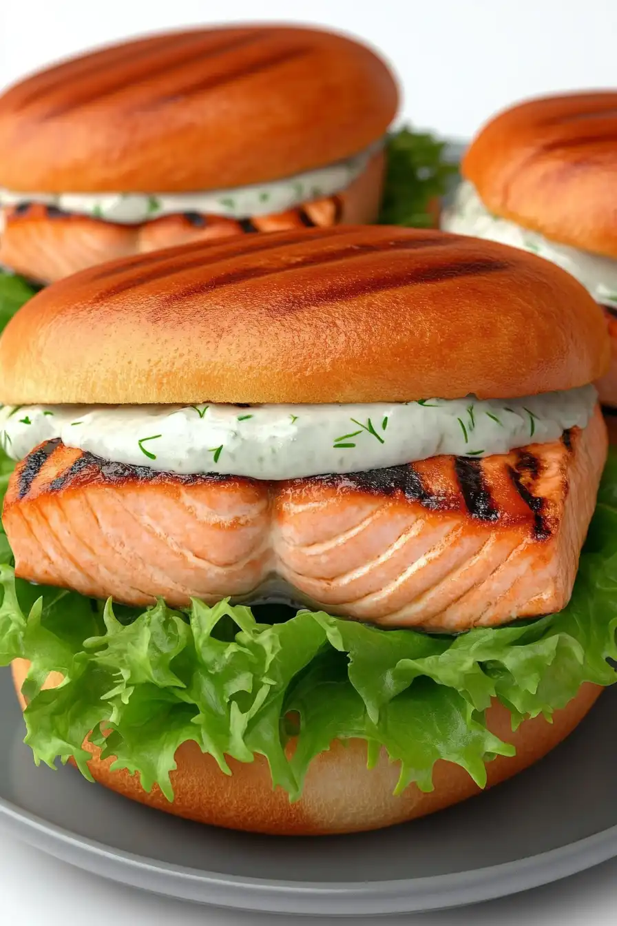 Flavorful Grilled Salmon Sandwich