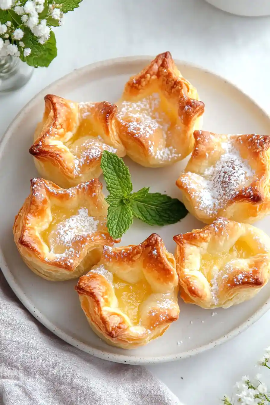 Tasty Lemon Curd Puff Pastry Recipe