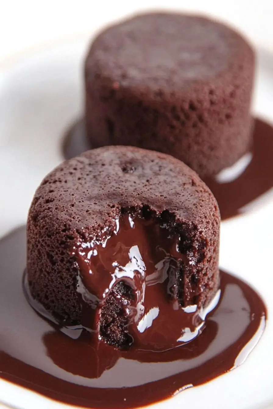 Simple Chocolate Lava Cake Without Oven