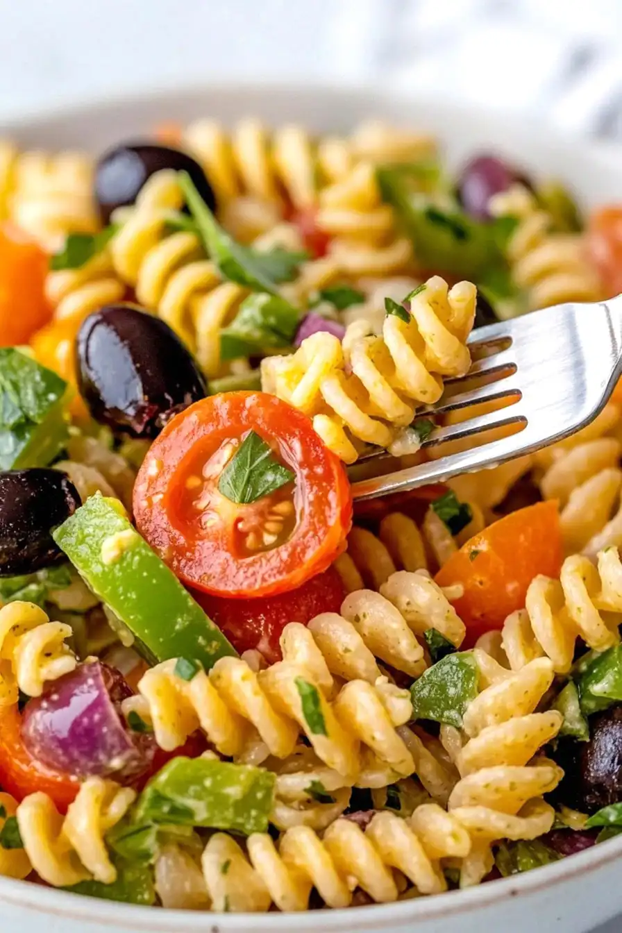 Easy Vegan Pasta Salad Recipe