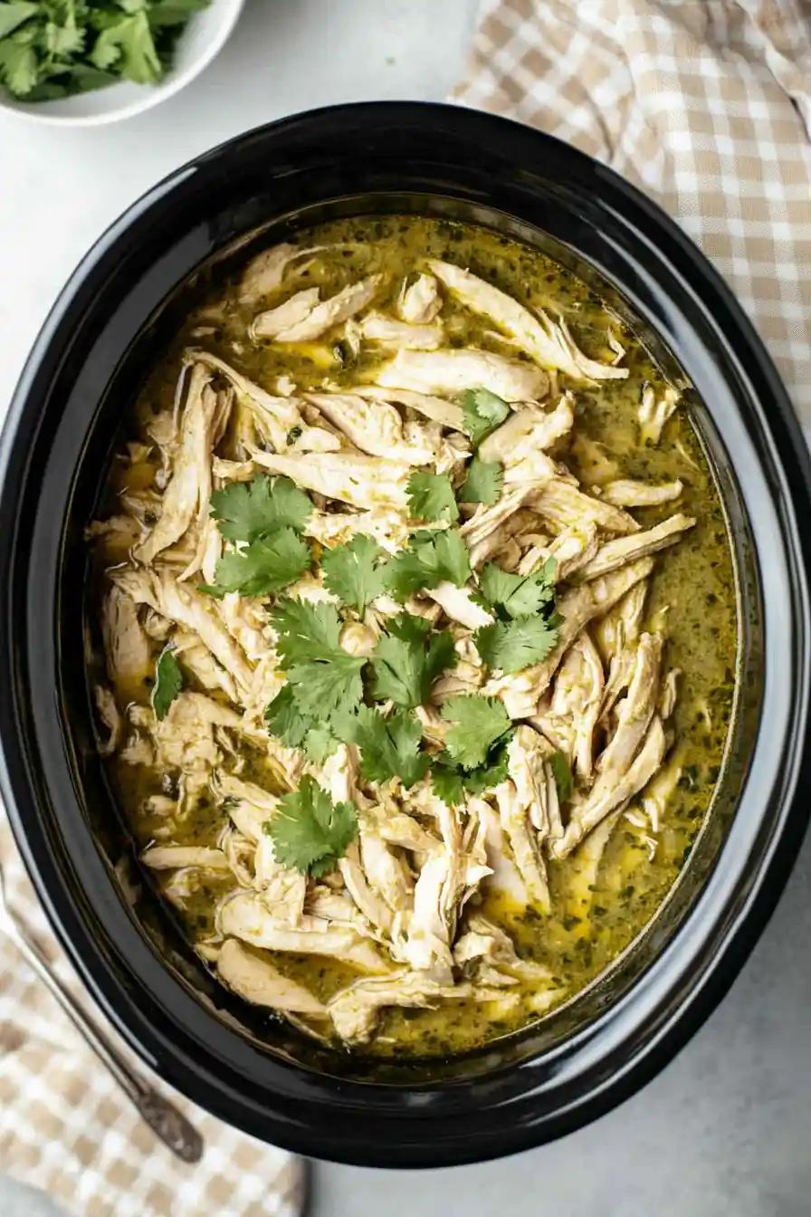 Best Crockpot Salsa Verde Chicken
