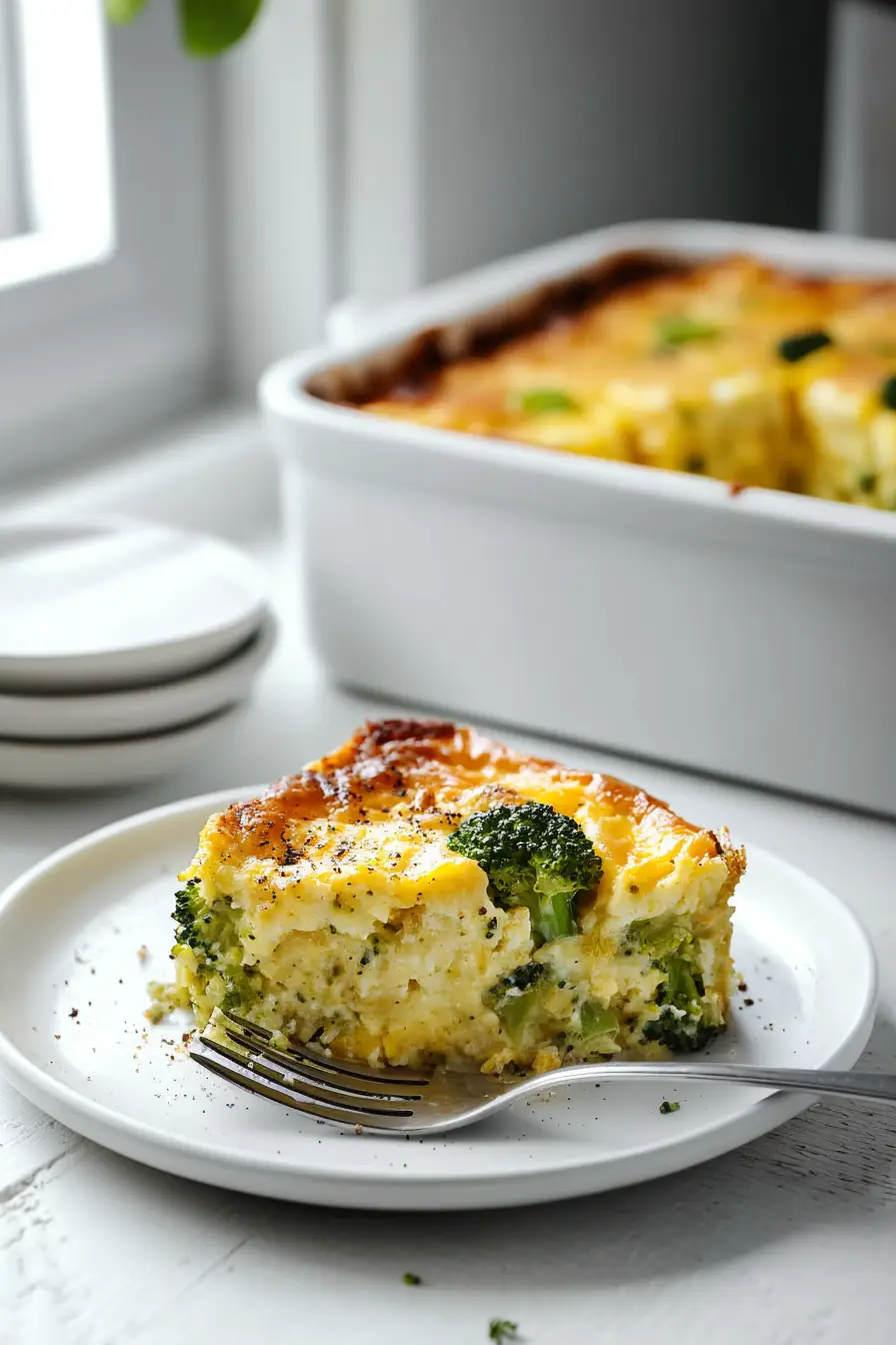 High Protein Vegetarian Egg Casserole