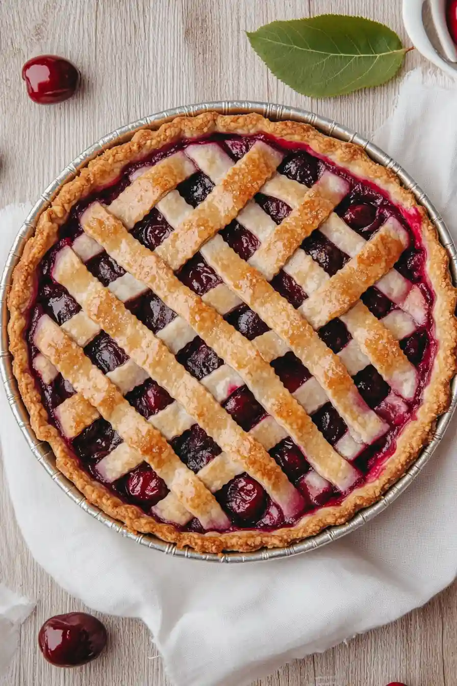Quick Cherry Pie with Jarred Cherries