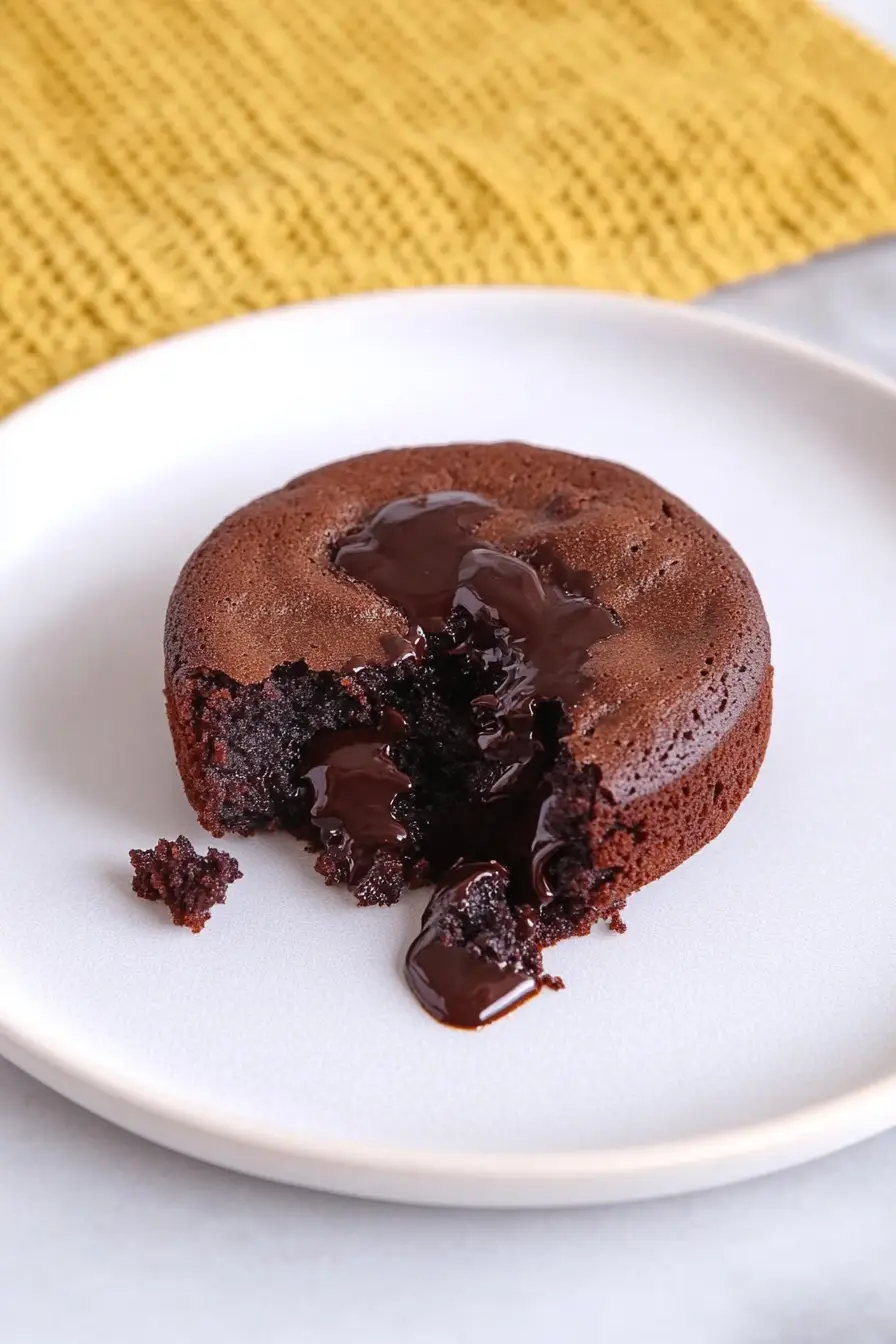 Easy Chocolate Lava Cake for One