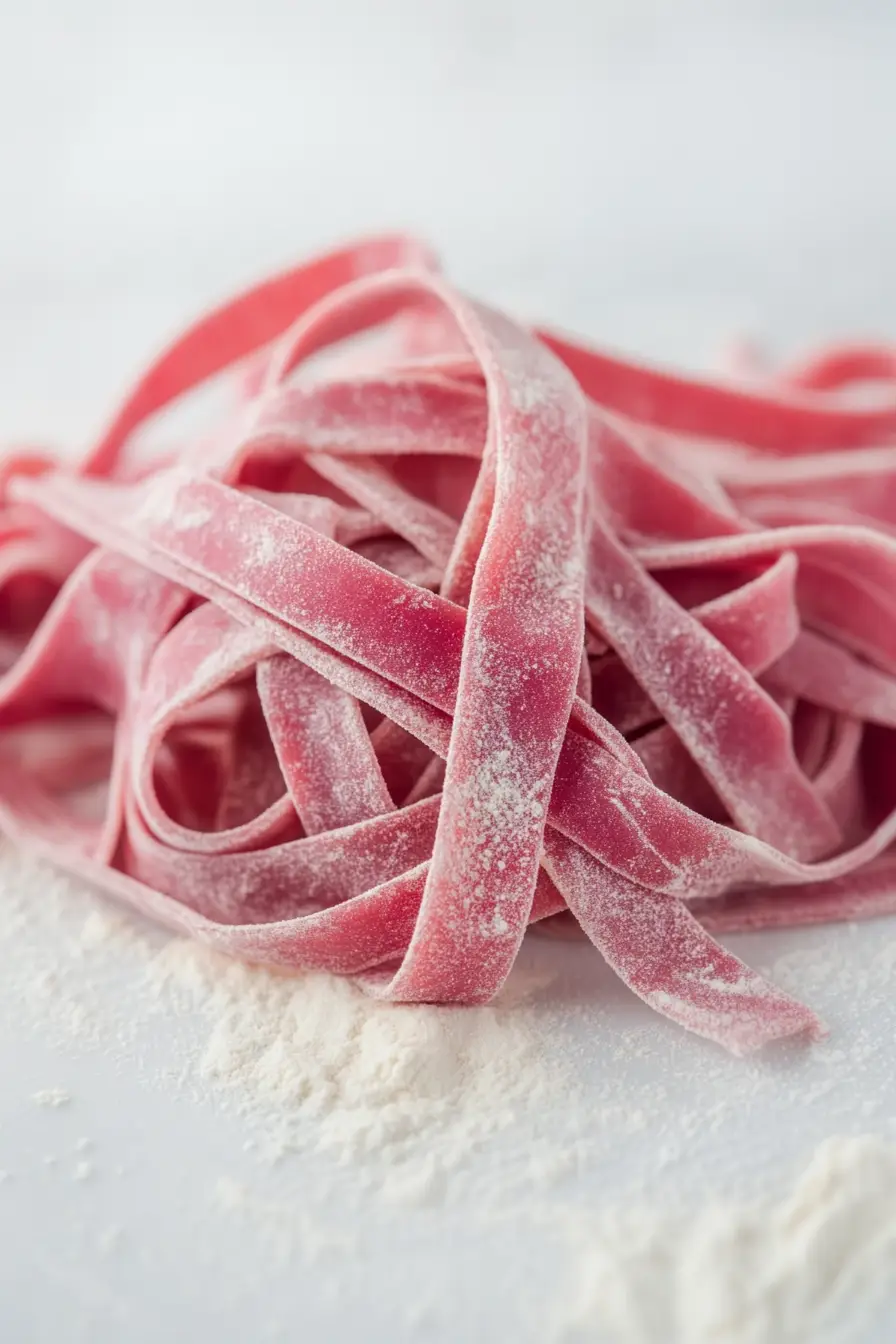 Easy Pink Pasta Dough