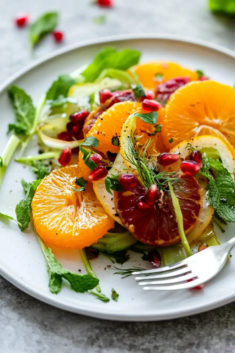 Best Fennel Orange Pomegranate Salad
