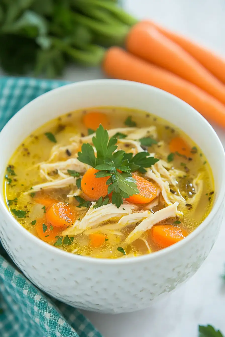 Quick Instant Pot Chicken Soup
