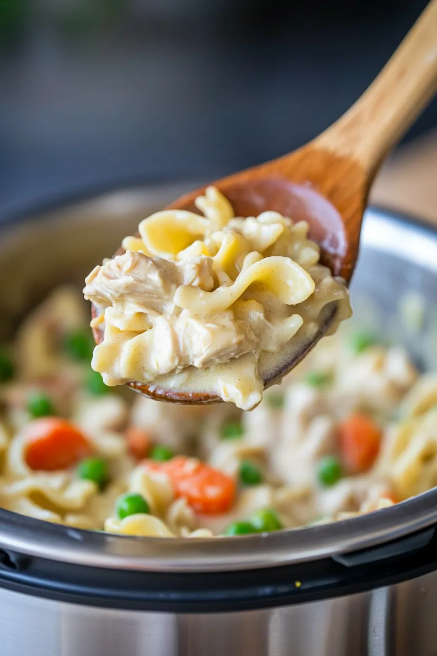 One-Pot Instant Pot Chicken Noodle Casserole