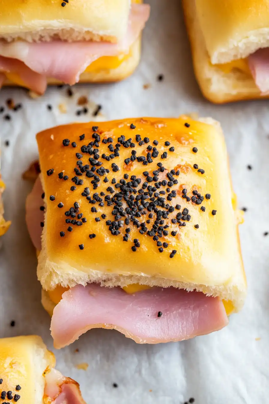 Irresistible Baked Ham and Cheese Sliders on Hawaiian Rolls