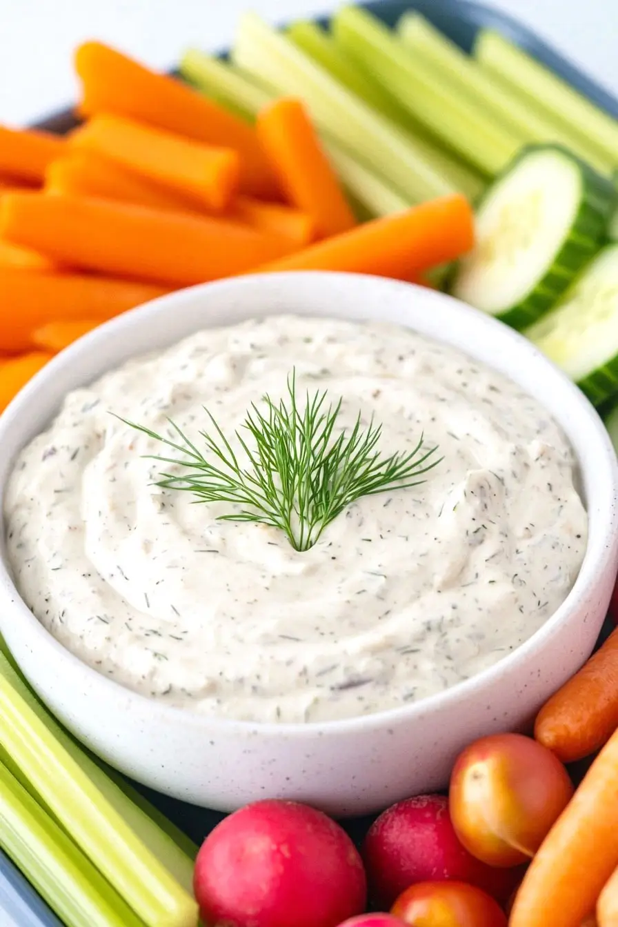 Best Vegan Veggie Dip