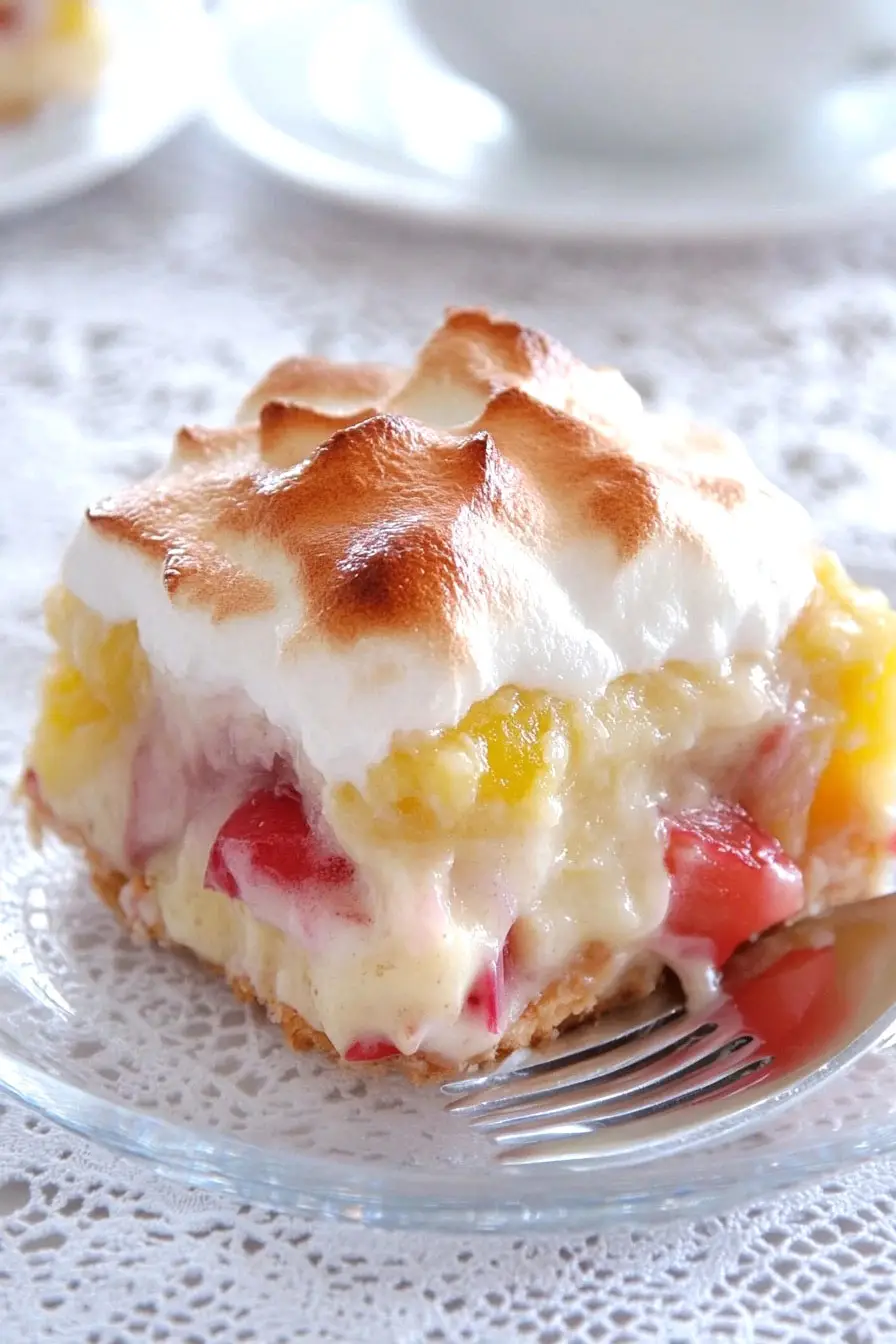 Delicious Rhubarb Fluff