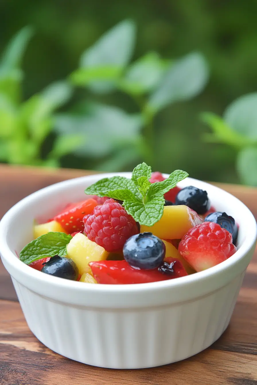 Easy Fruit Salad with No Sugar