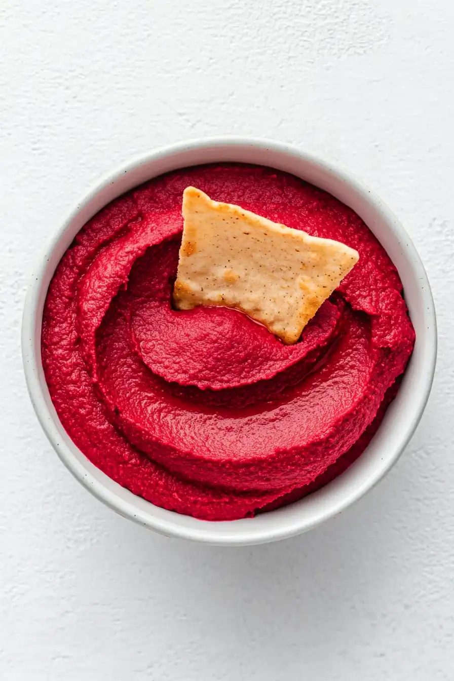 Savory Beet and Lentil Hummus