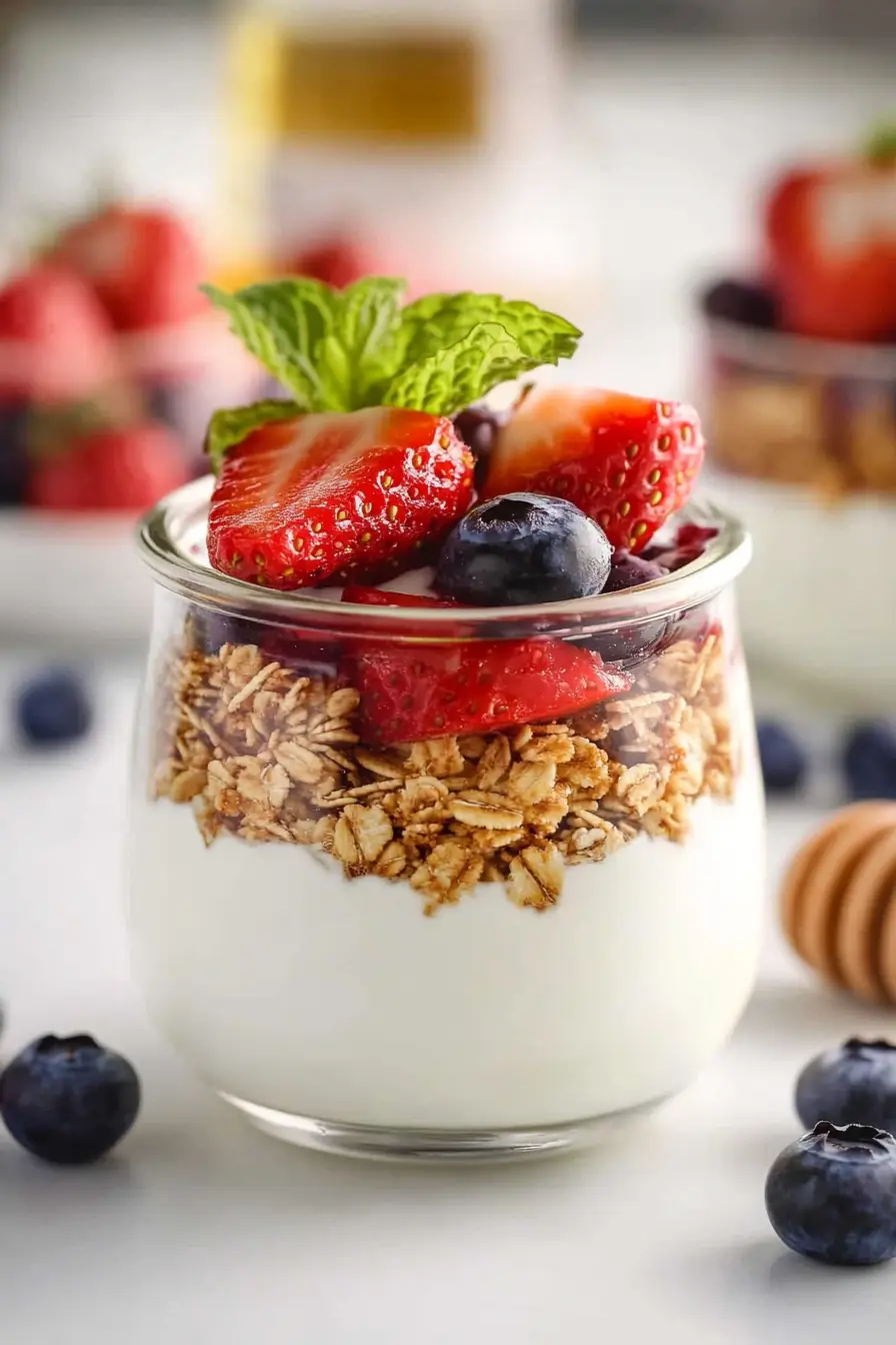 High Protein Greek Yogurt Parfait