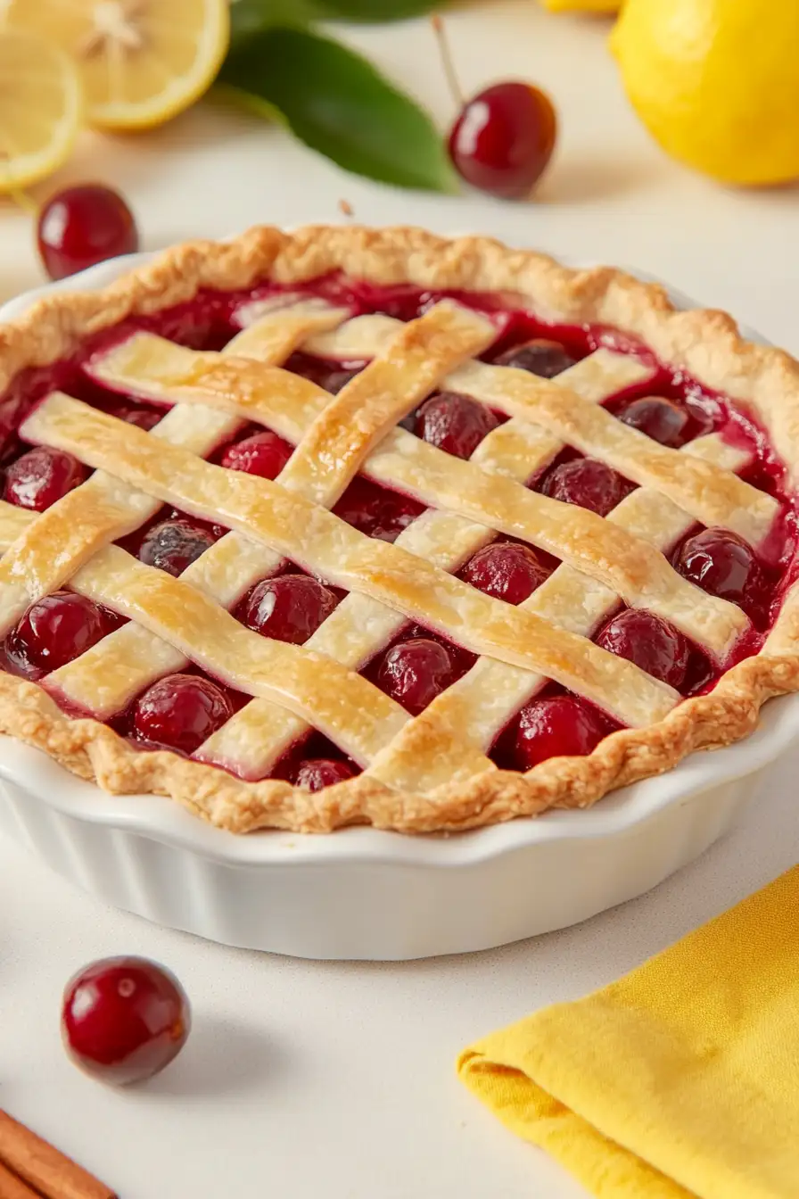 Best Cherry Pie with Lattice Top