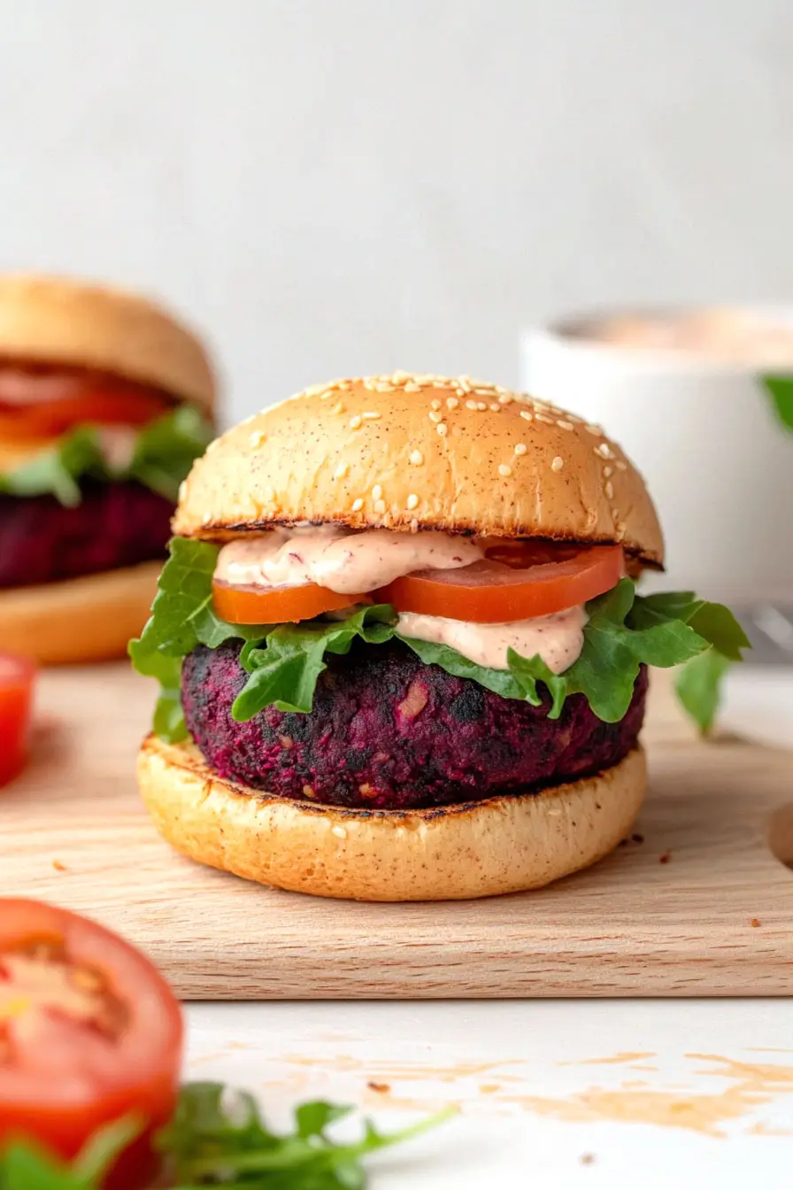Healthy Beet Burger Recipe
