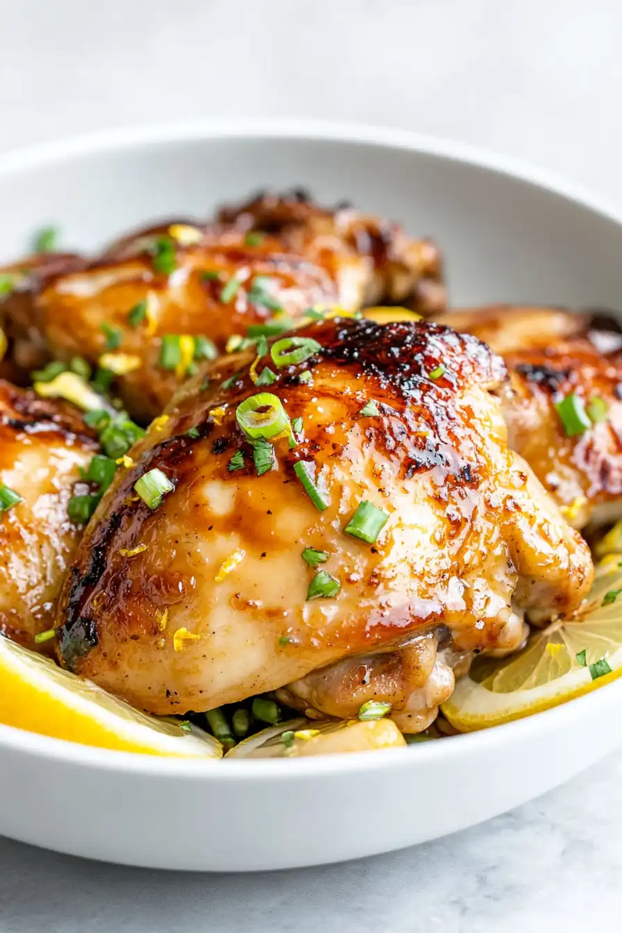 Savory Instant Pot Lemon Chicken