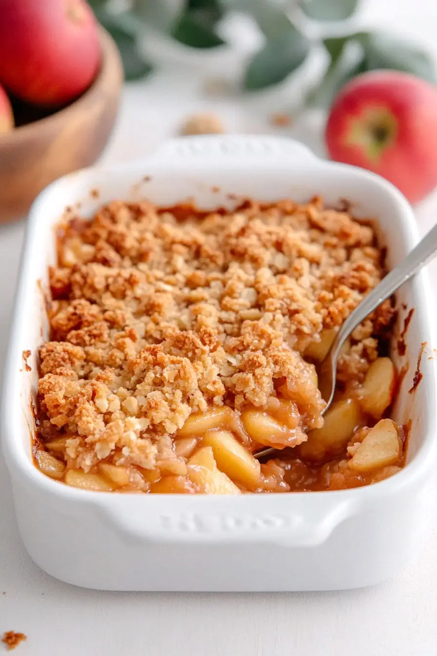 Moist Vegan Apple Crumble