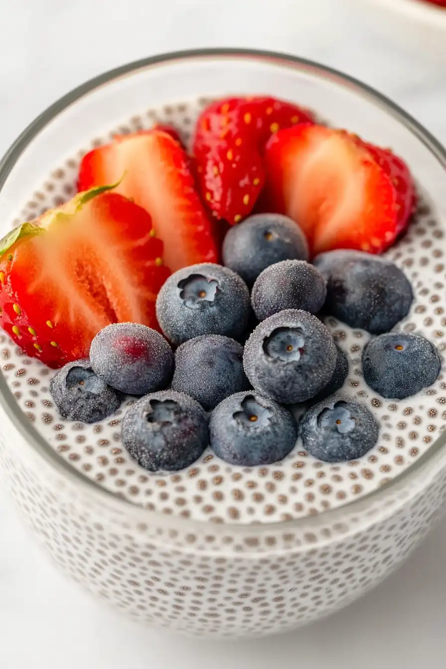 Healthy Vanilla Honey Chia Seed Pudding