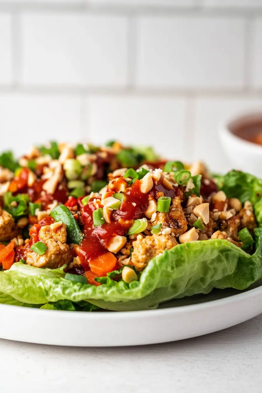 Delicious Vegetarian Lettuce Wraps