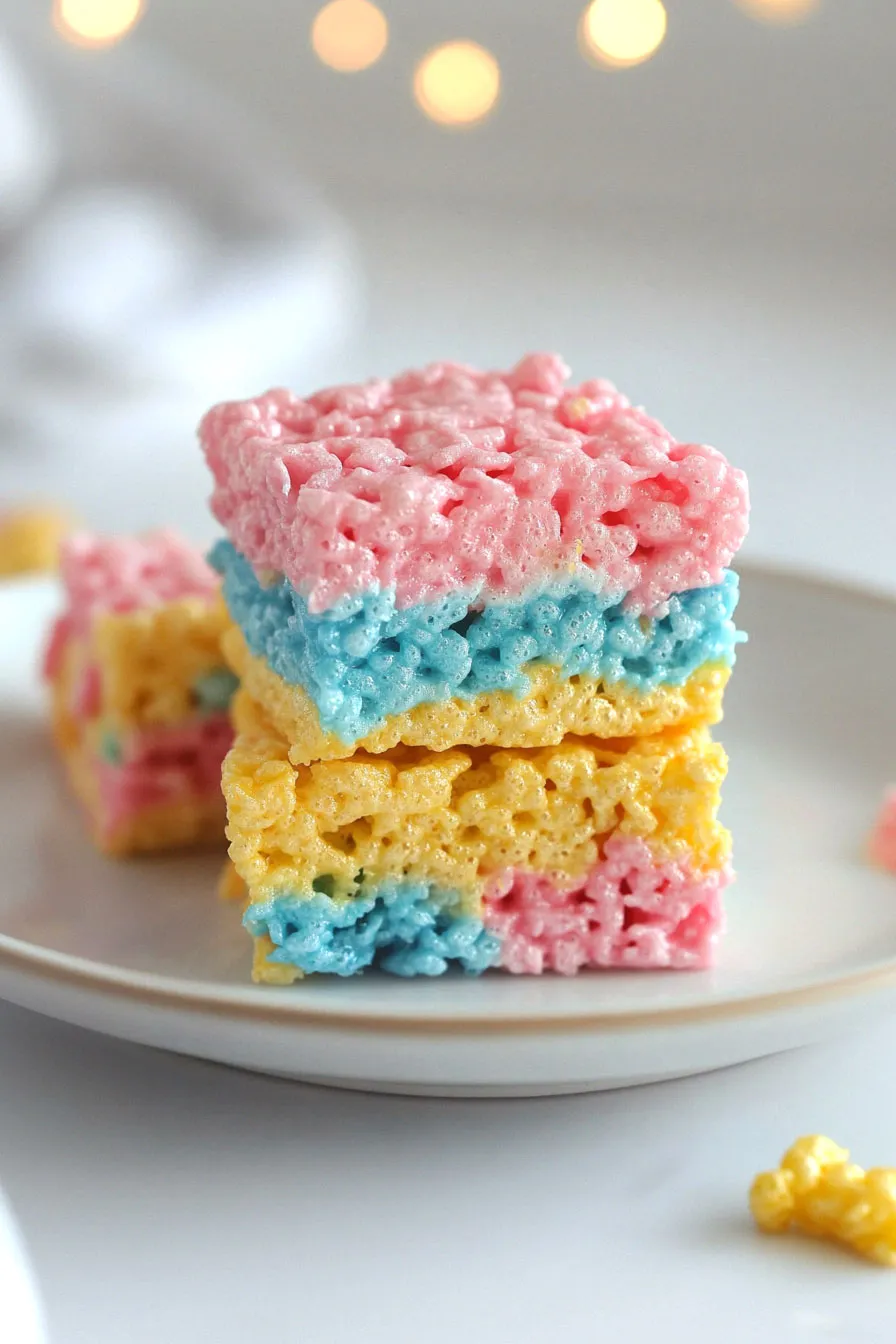Yummy Peeps Rice Krispies Treats