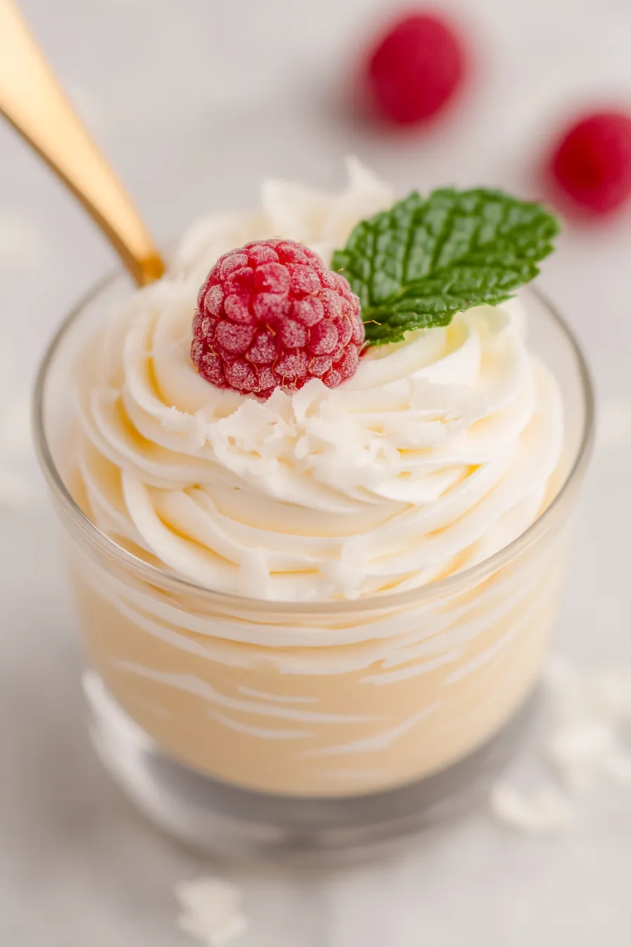Easy White Chocolate Mousse with Cream Cheese