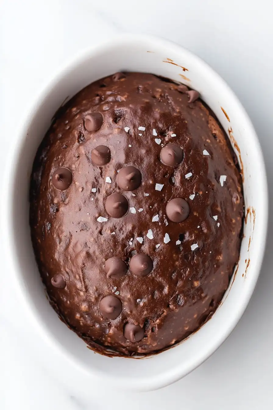 Indulgent Chocolate Lava Cake Baked Oats