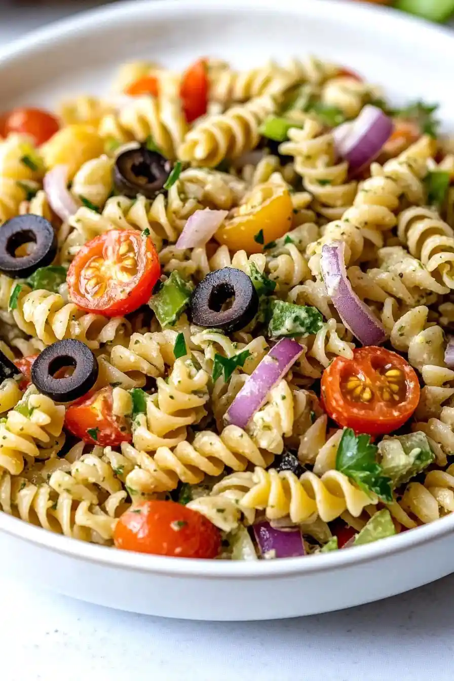 Easy Vegan Pasta Salad Recipe