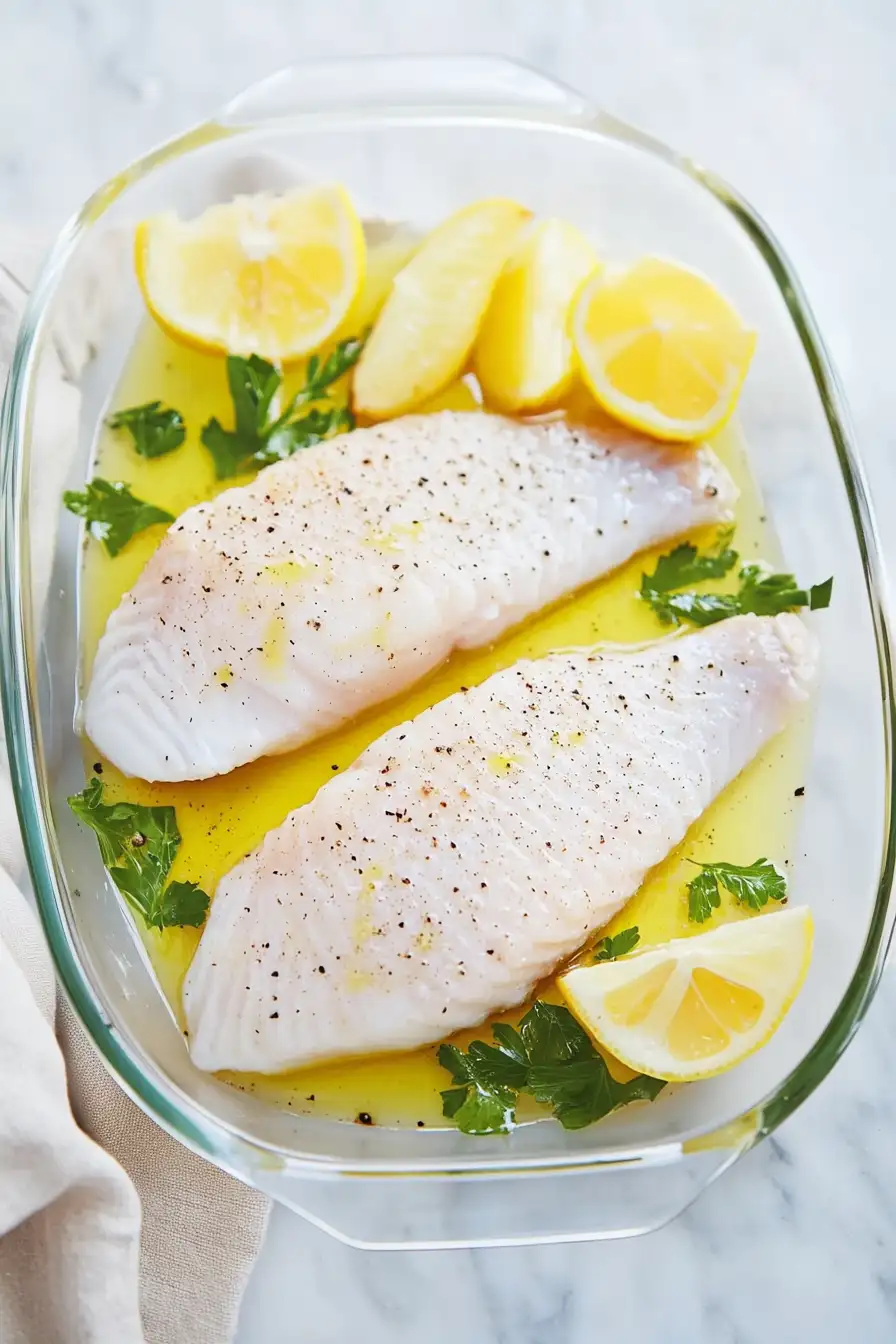 Juicy Oven Baked Red Snapper