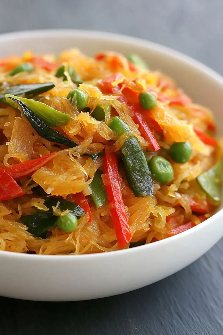 Delicious Spaghetti Squash Lo Mein Recipe