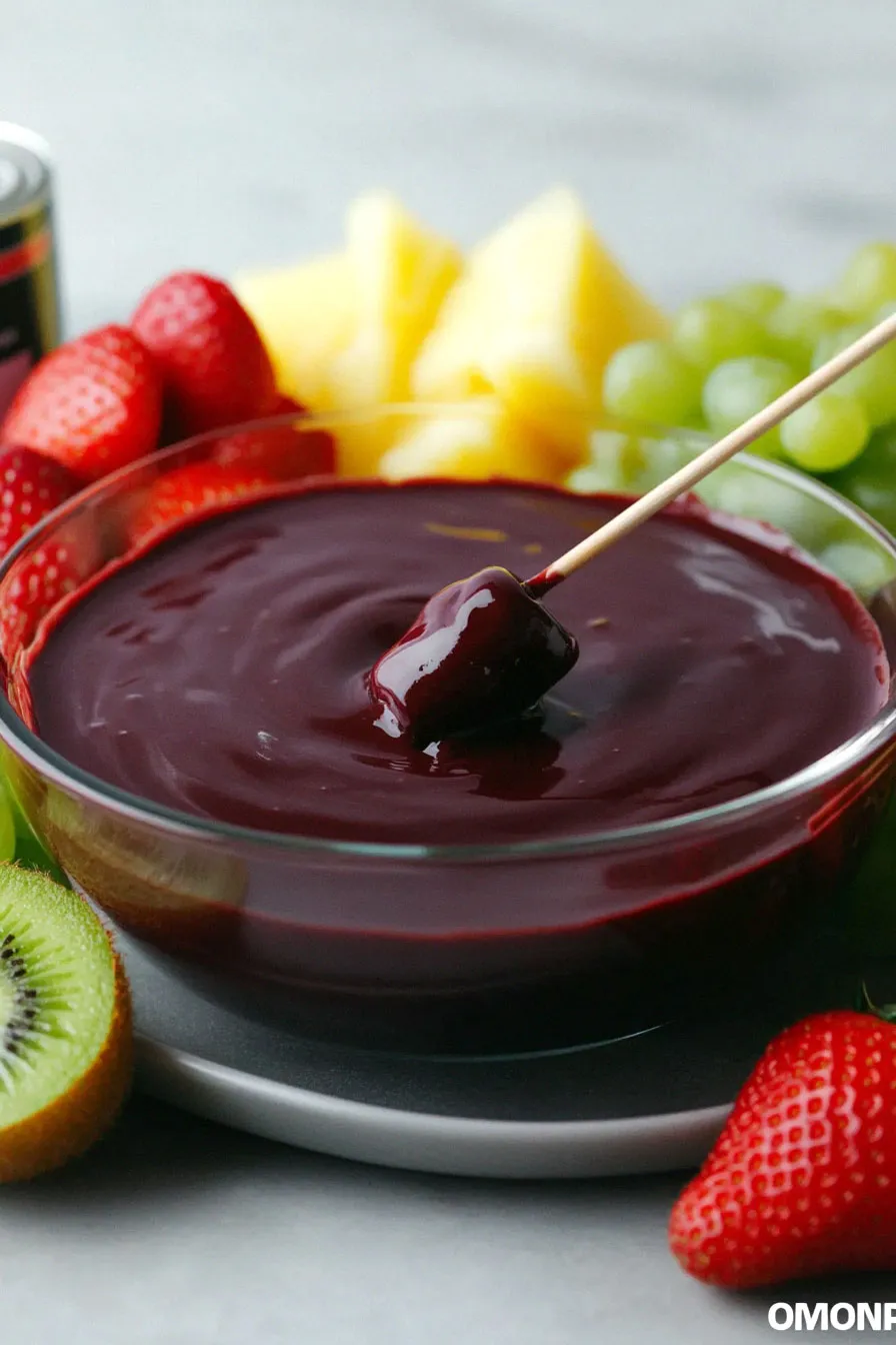 Best Chocolate Fondue with Condensed Milk