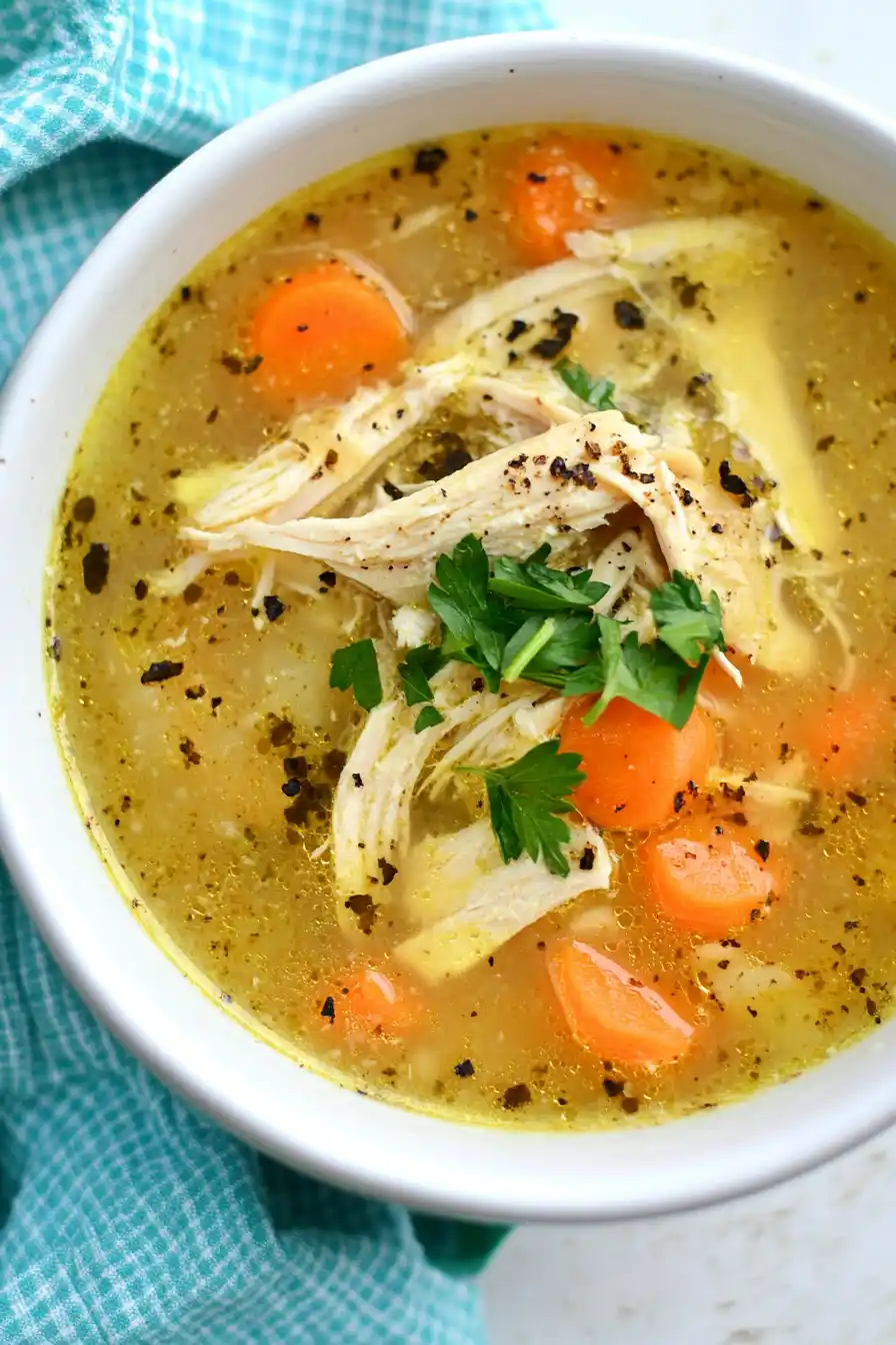 Quick Instant Pot Chicken Soup