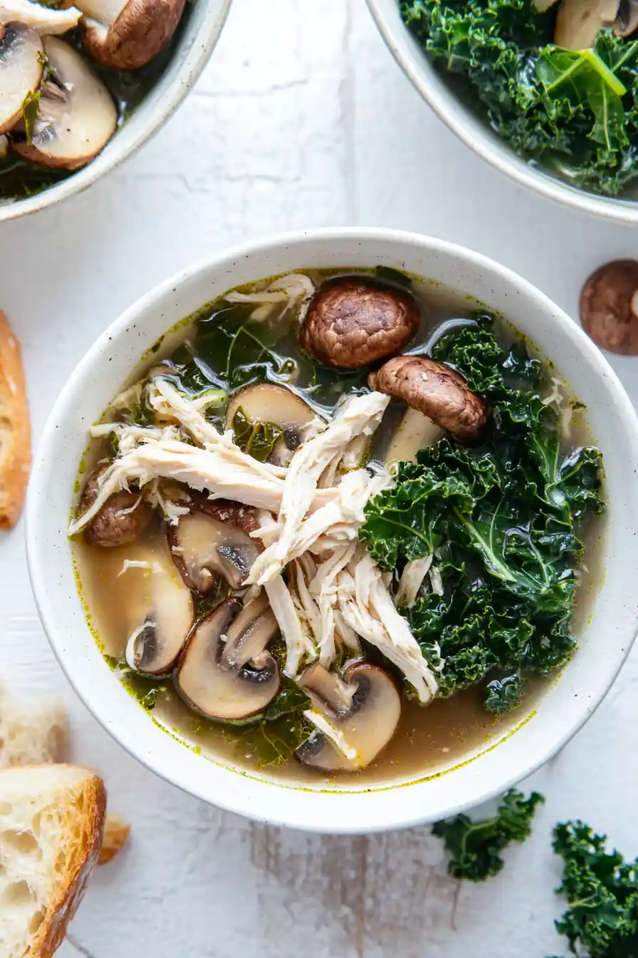 Flavorful Instant Pot Chicken Soup with Kale