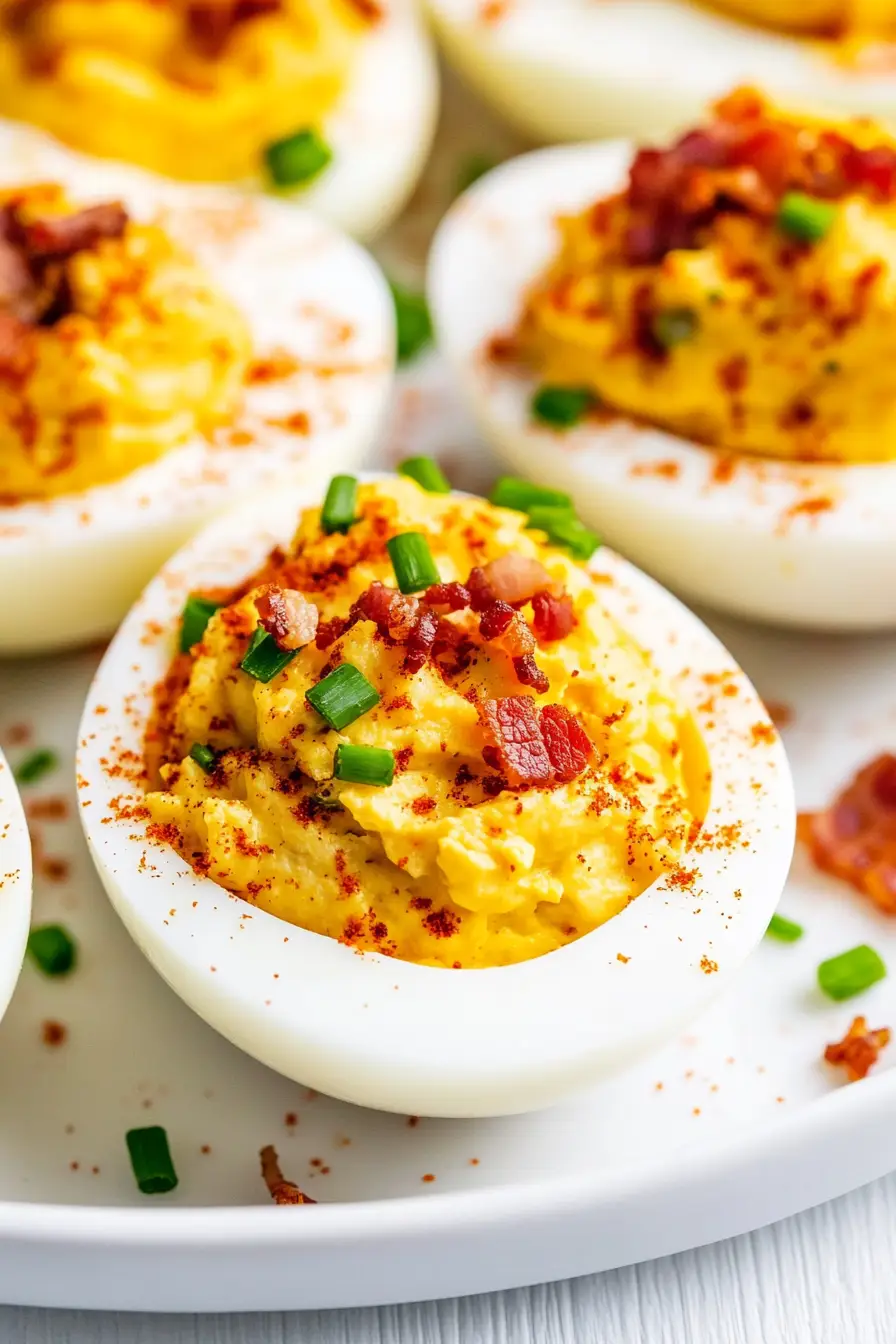 Easy Whole30 Deviled Eggs Recipe