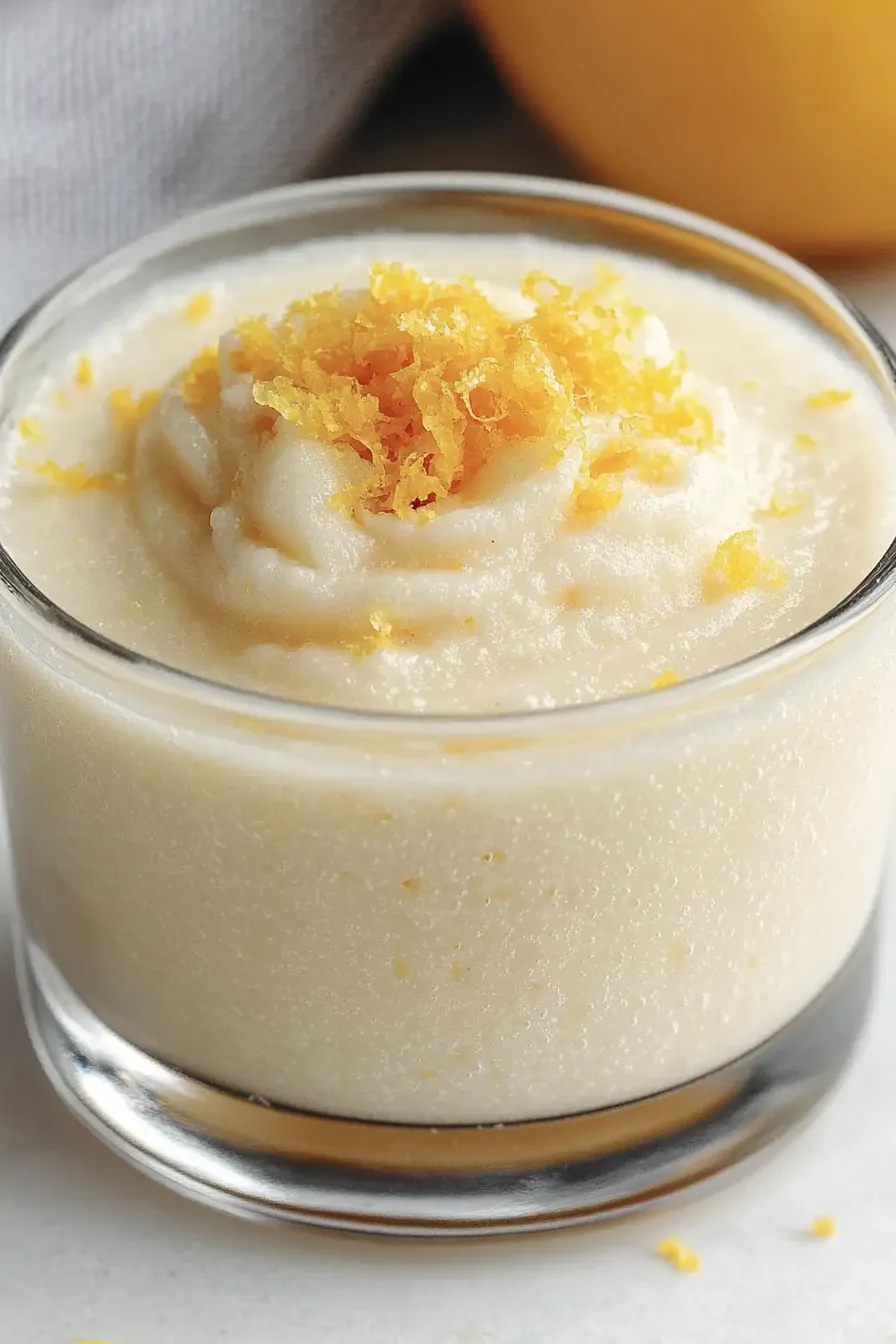 Easy Lemon and White Chocolate Mousse