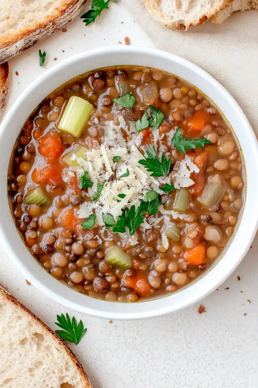 Savory Lentil Soup with Fennel
