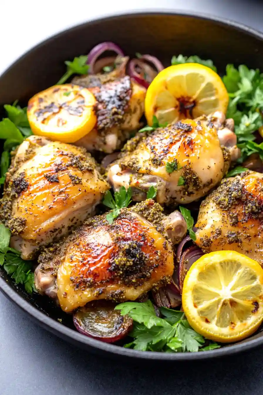 Healthy Zaatar Chicken Thighs