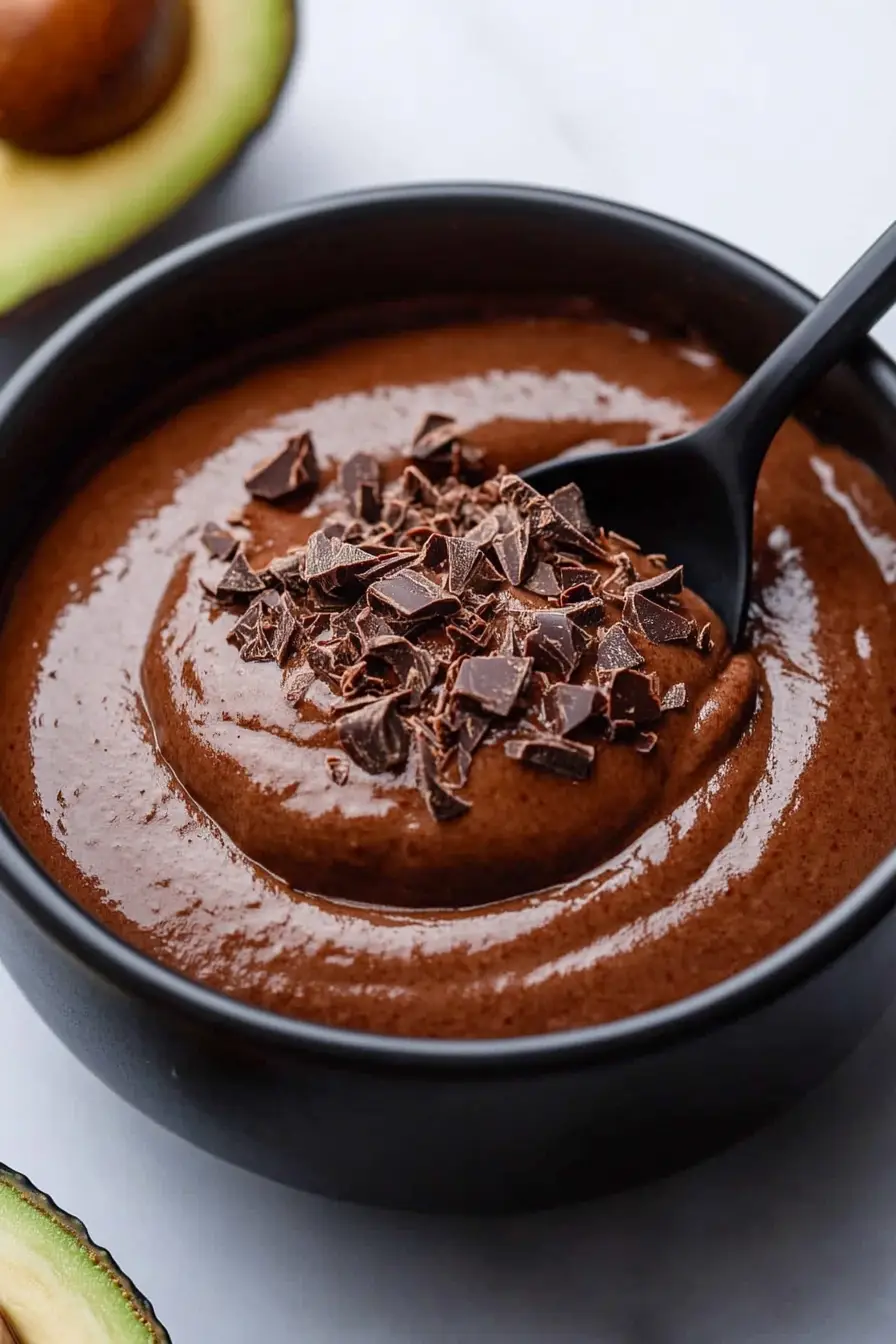 Tasty Vegan Chocolate Avocado Mousse