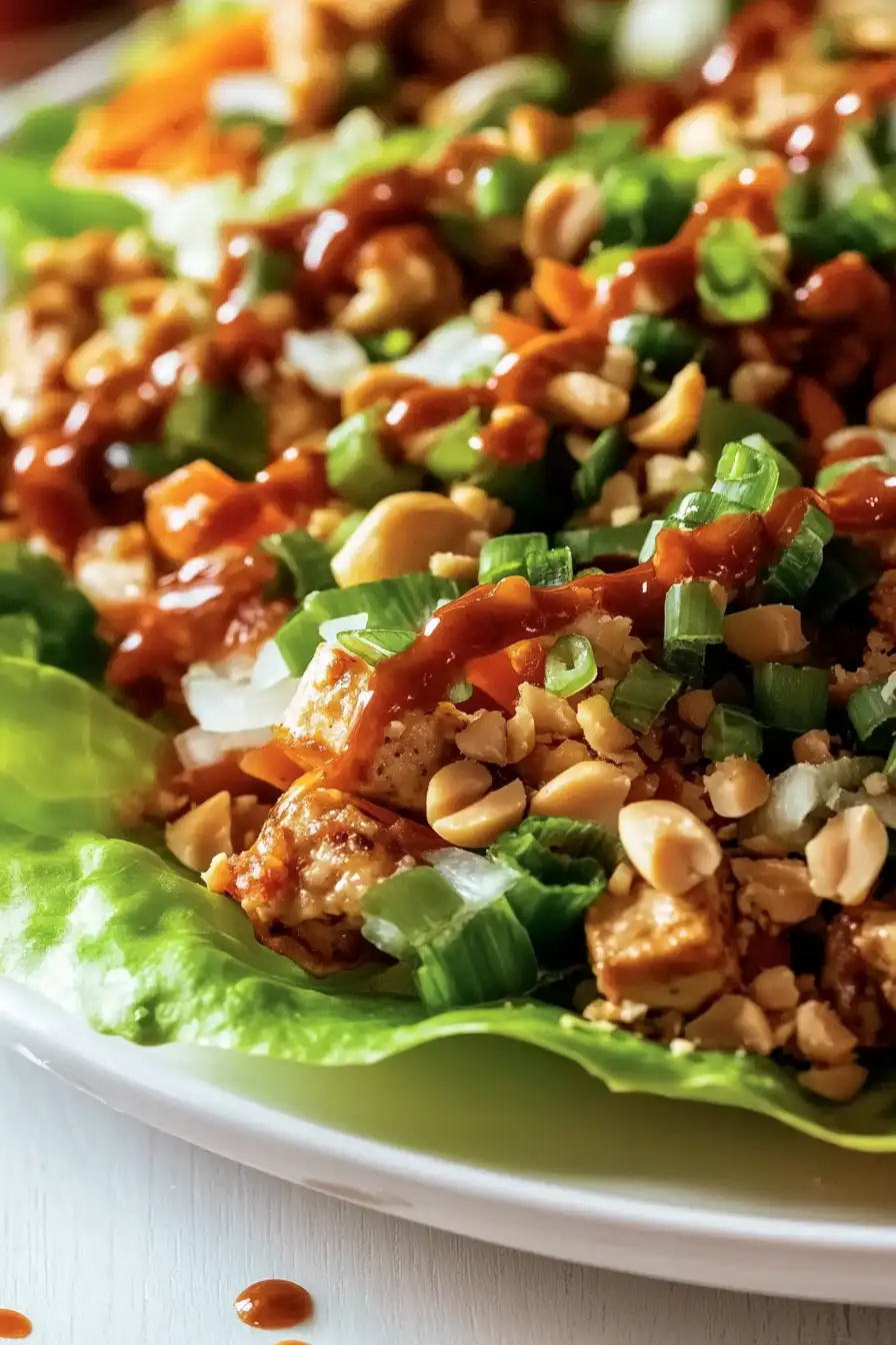 Delicious Vegetarian Lettuce Wraps