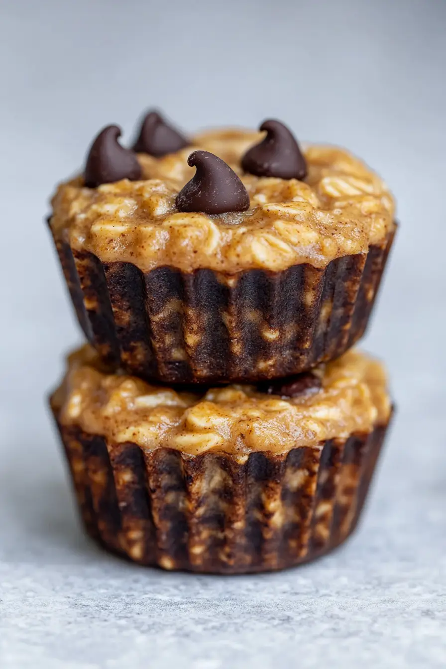 Delicious Peanut Butter Banana Oatmeal Cups