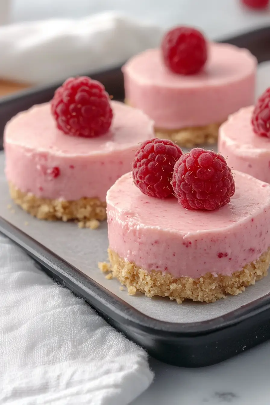 Mouthwatering Raspberry Vegan Cheesecake Bites