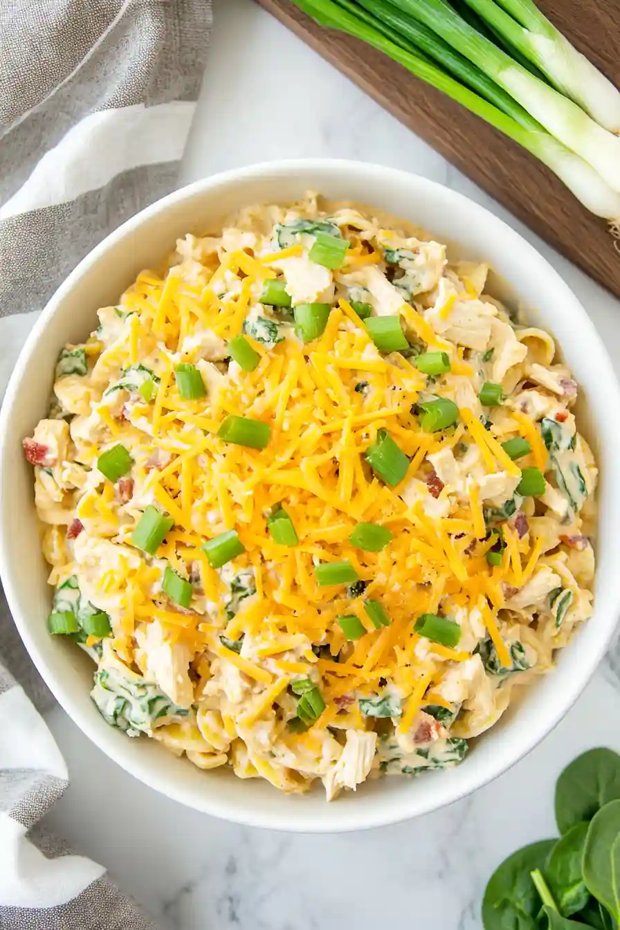 Best Crockpot Chicken Bacon Ranch Pasta