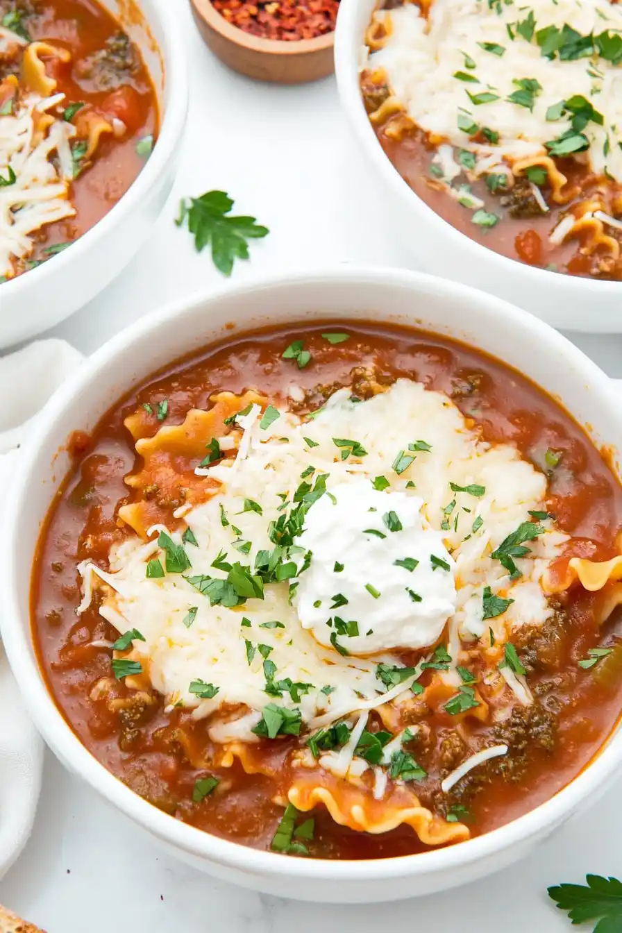 Best Vegetarian Lasagna Soup