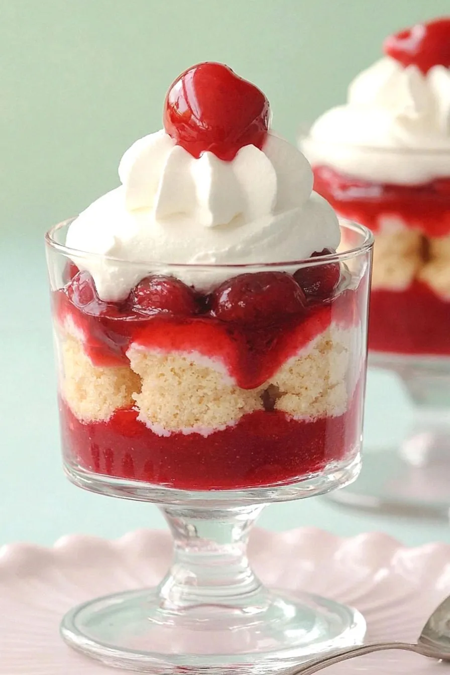 Quick White Chocolate Mousse Trifle
